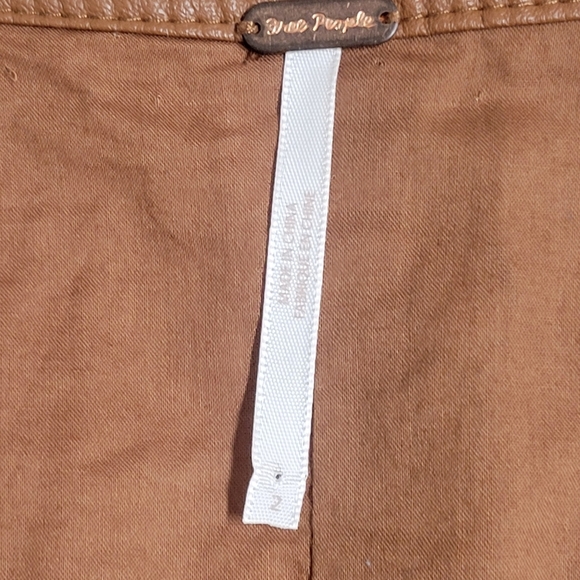 Free People Fale Out Faux Wrap Mini Skirt Size Small. - Picture 10 of 14